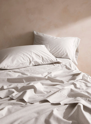 End-on-end cotton sheet set